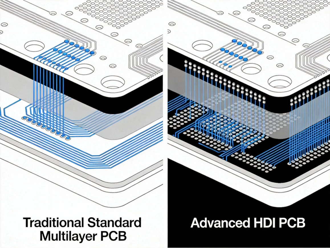HDI PCB vs Standard PCB: Key Differences Explained